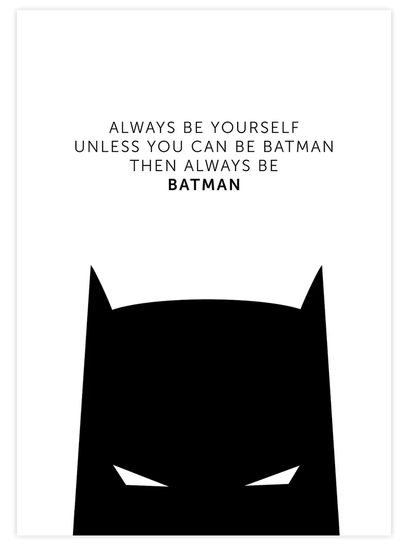 Batman - Art Print Çocuk Odası Poster