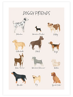 Doggy Friends - Art Print