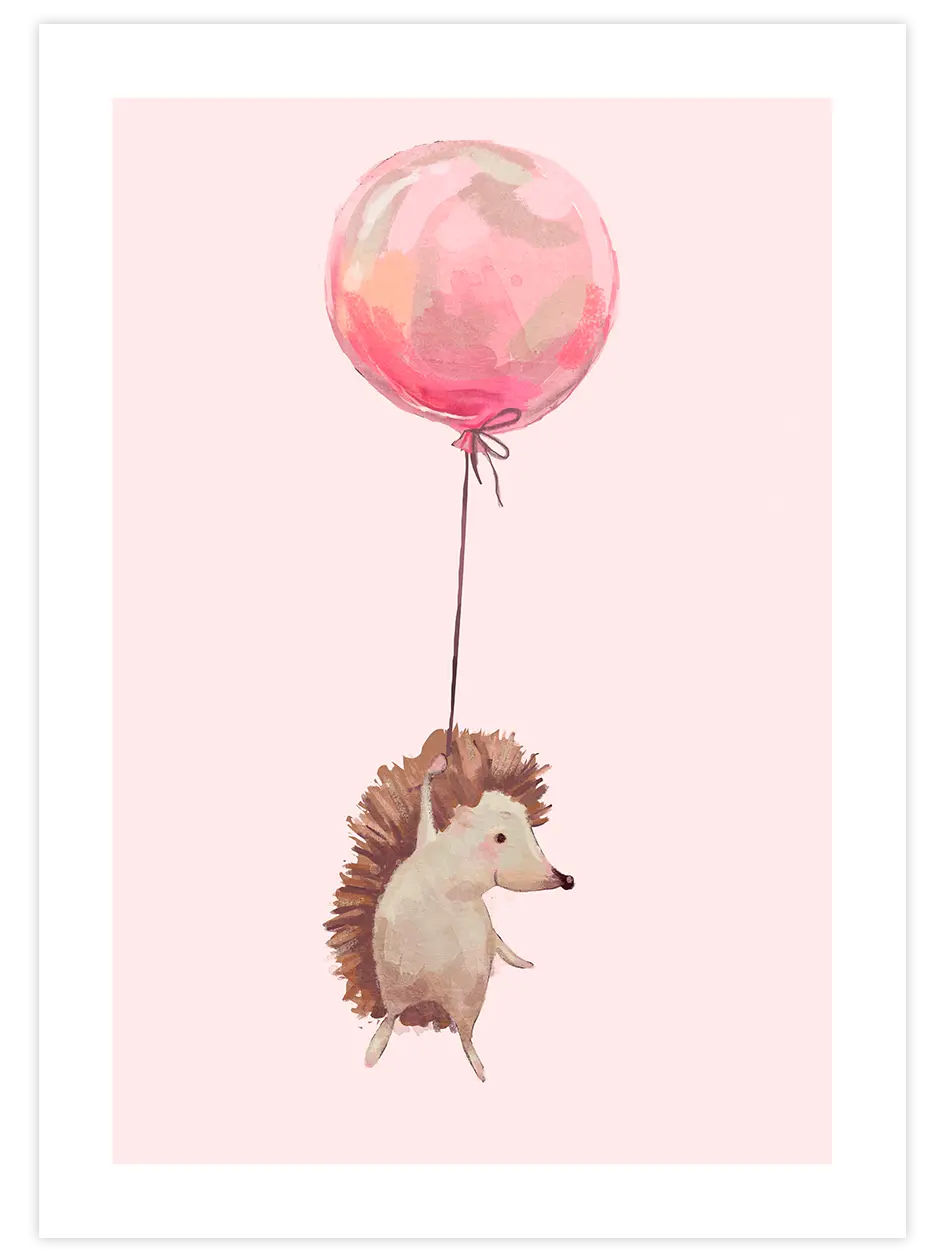 Uçan Kirpi - Art Print Ürün ana görseli