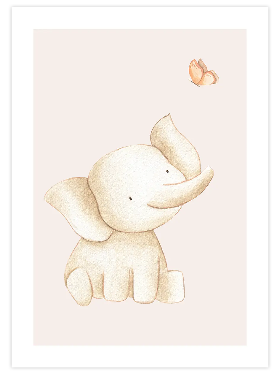 Şirin Fil - Art Print Ürün ana görseli