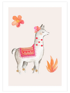 Şirin Lama N2 - Art Print