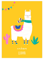 Lama Glama N4 - Art Print