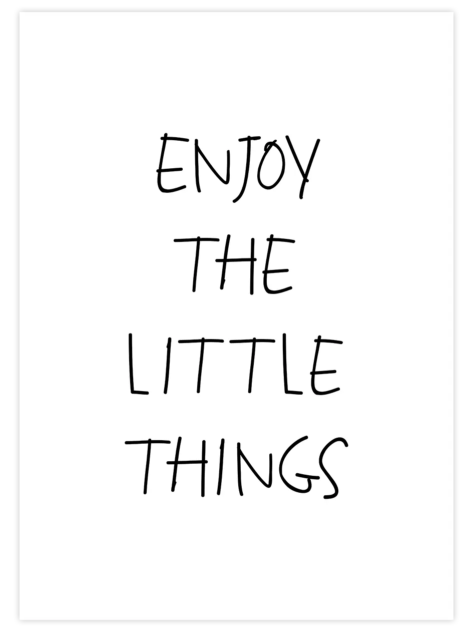 Little Things - Art Print Çocuk Odası Poster
