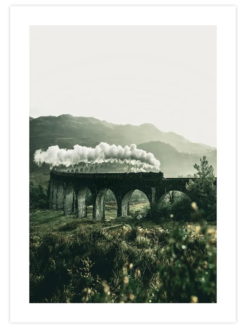 Buharlı Lokomotif - Art Print Fotoğraflar Poster
