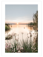 Huzurlu Gün Batımı - Art Print