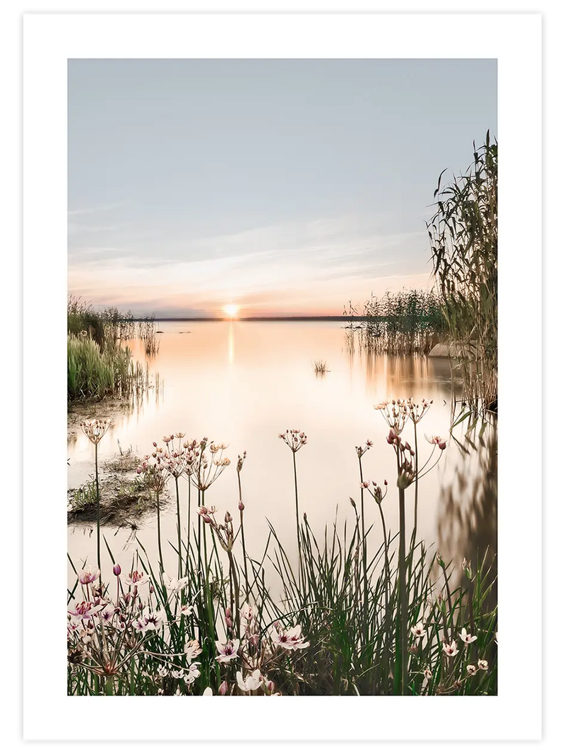 Huzurlu Gün Batımı - Art Print Fotoğraflar Poster