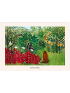 Henri Rousseau Tropical Forest with Monkeys - Art Print