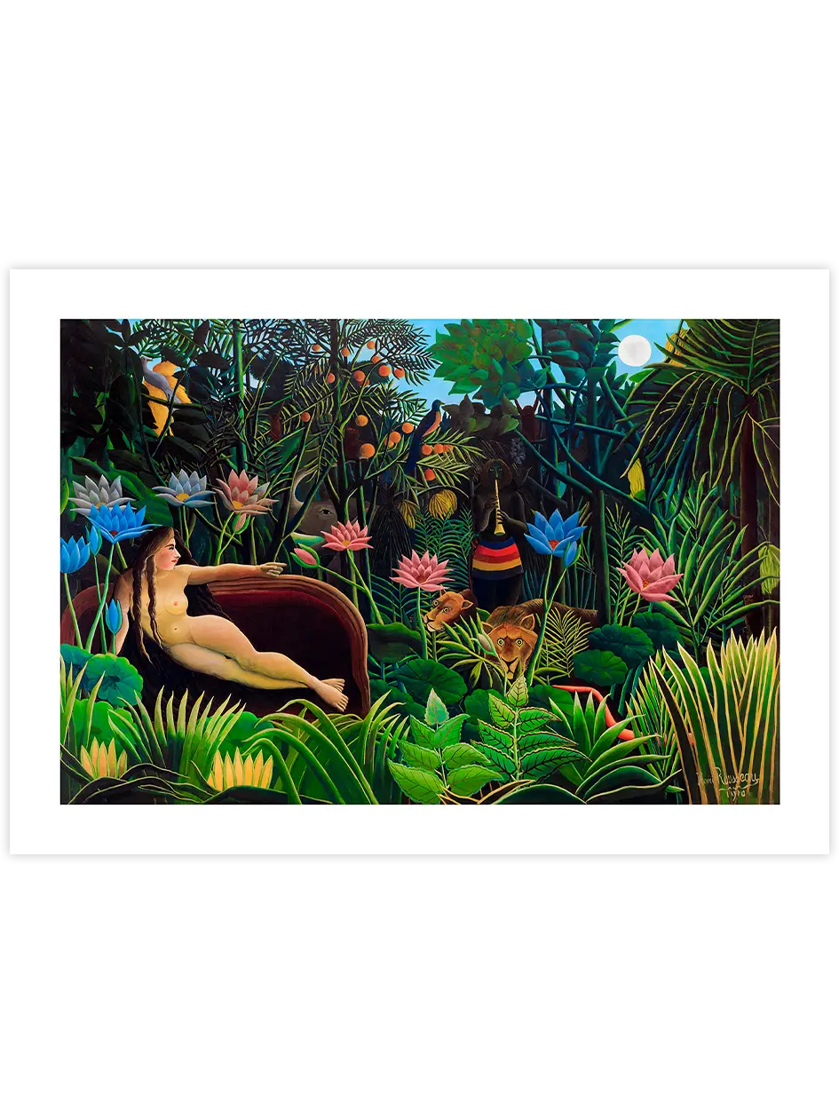 Henri Rousseau The Dream - Art Print Ünlü Ressamlar Poster