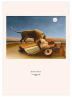 Henri Rousseau La Bohémienne Endormie - Art Print