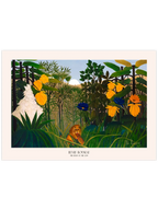 Henri Rousseau The Repast of the Lion - Art Print