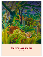 Henri Rousseau Surprised - Art Print
