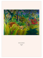 Henri Rousseau Surprised - Art Print