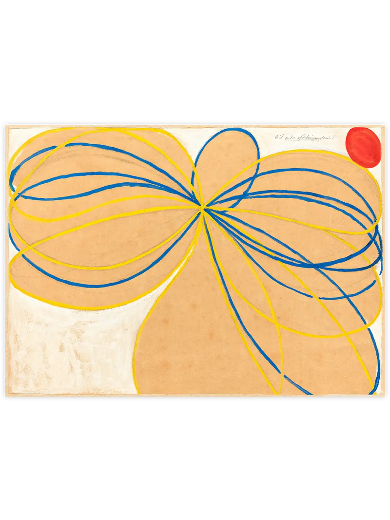 Hilma Af Klint The Seven Pointed Star No1 - Art Print Ünlü Ressamlar Poster