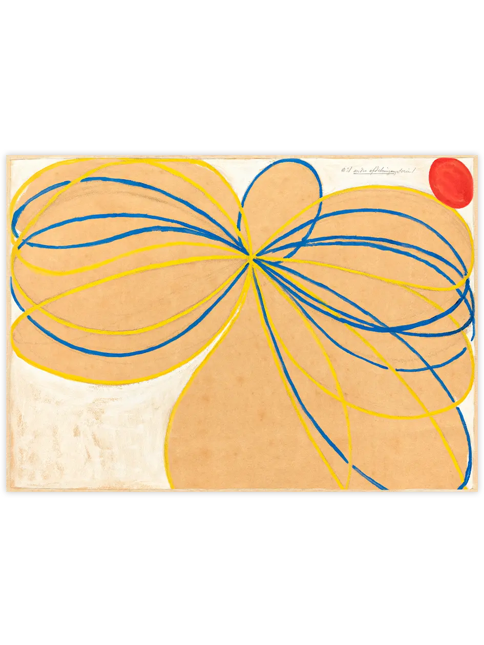 Hilma Af Klint The Seven Pointed Star No1 - Art Print Ürün ana görseli