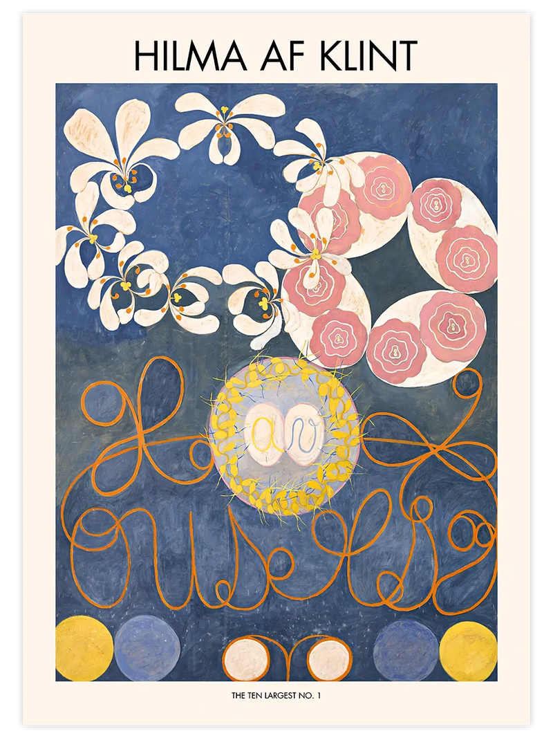 Hilma Af Klint The Ten Largest No1 - Art Print Ünlü Ressamlar Poster
