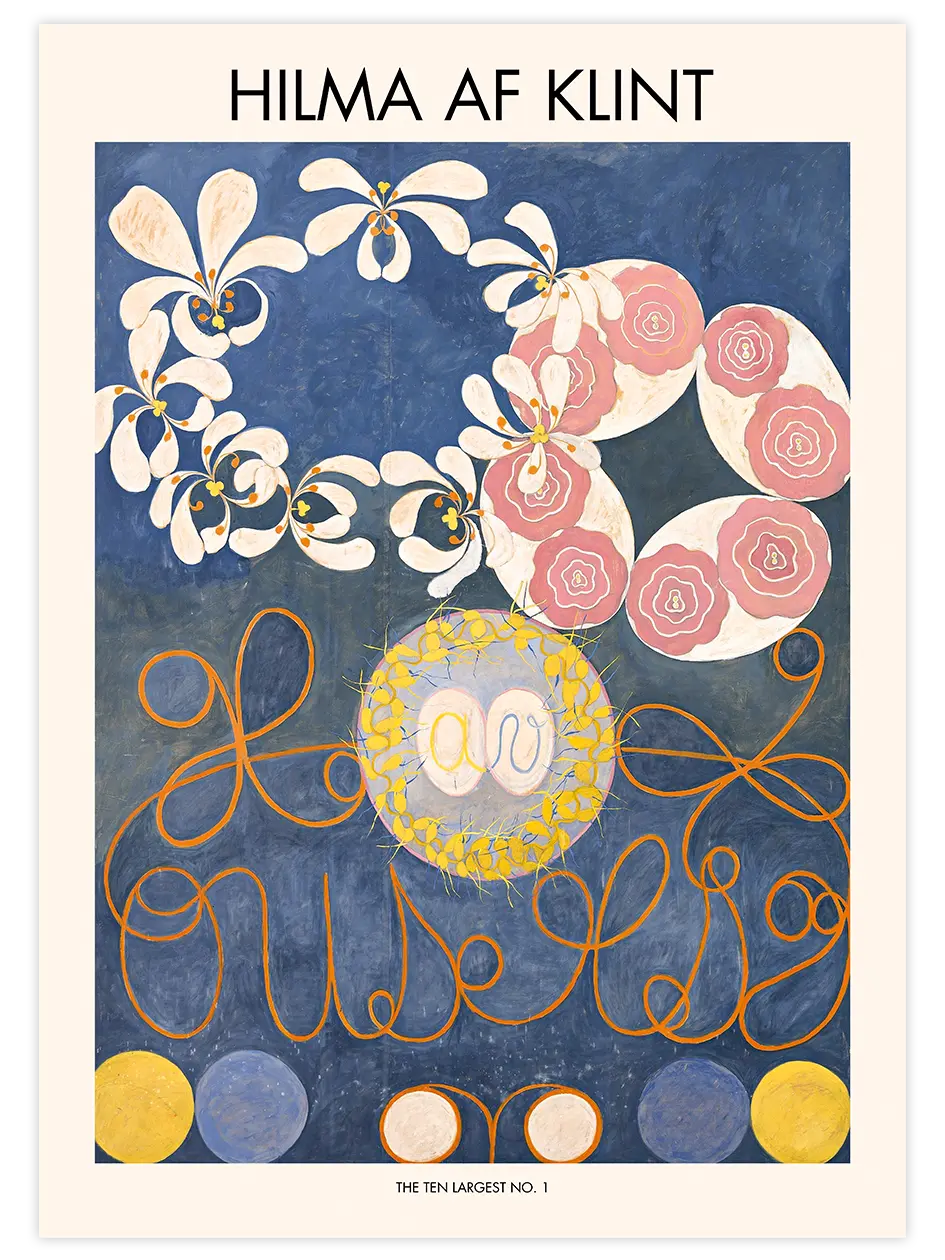 Hilma Af Klint The Ten Largest No1 - Art Print Ürün ana görseli