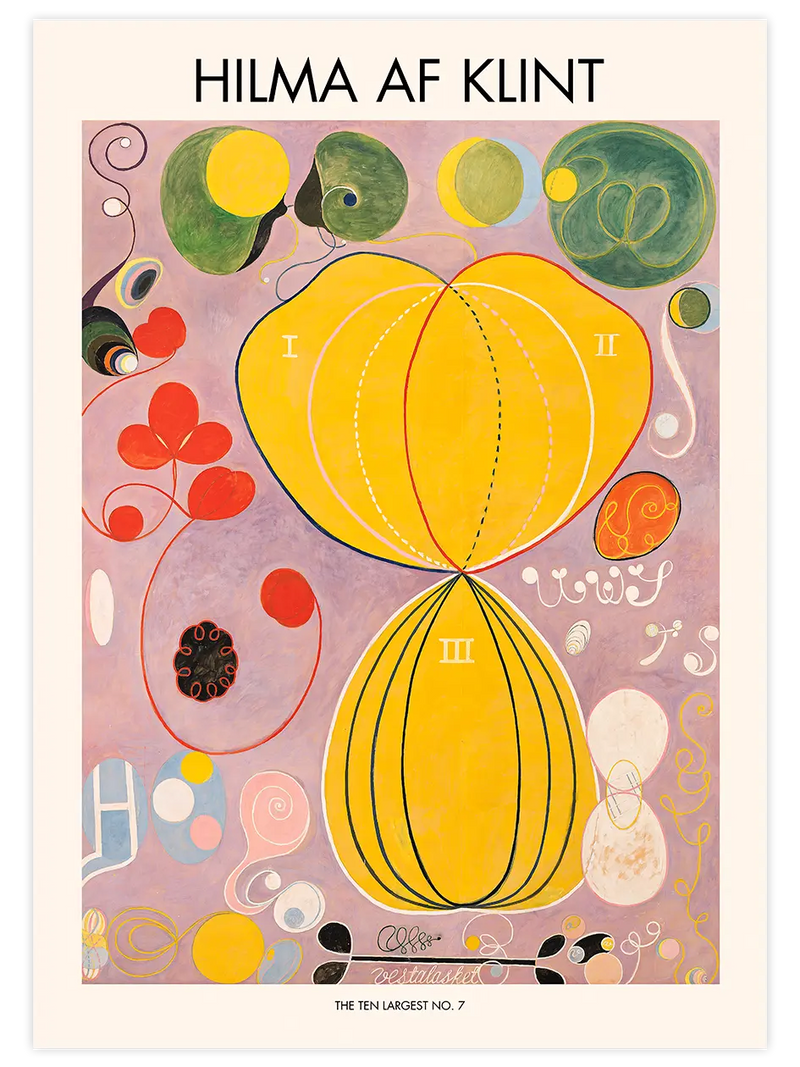 Hilma Af Klint The Ten Largest No7 - Art Print Ünlü Ressamlar Poster