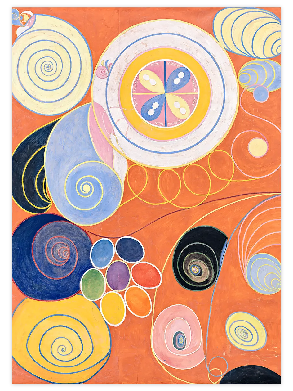 Hilma Af Klint The Ten Largest No.3 - Art Print Ünlü Ressamlar Poster