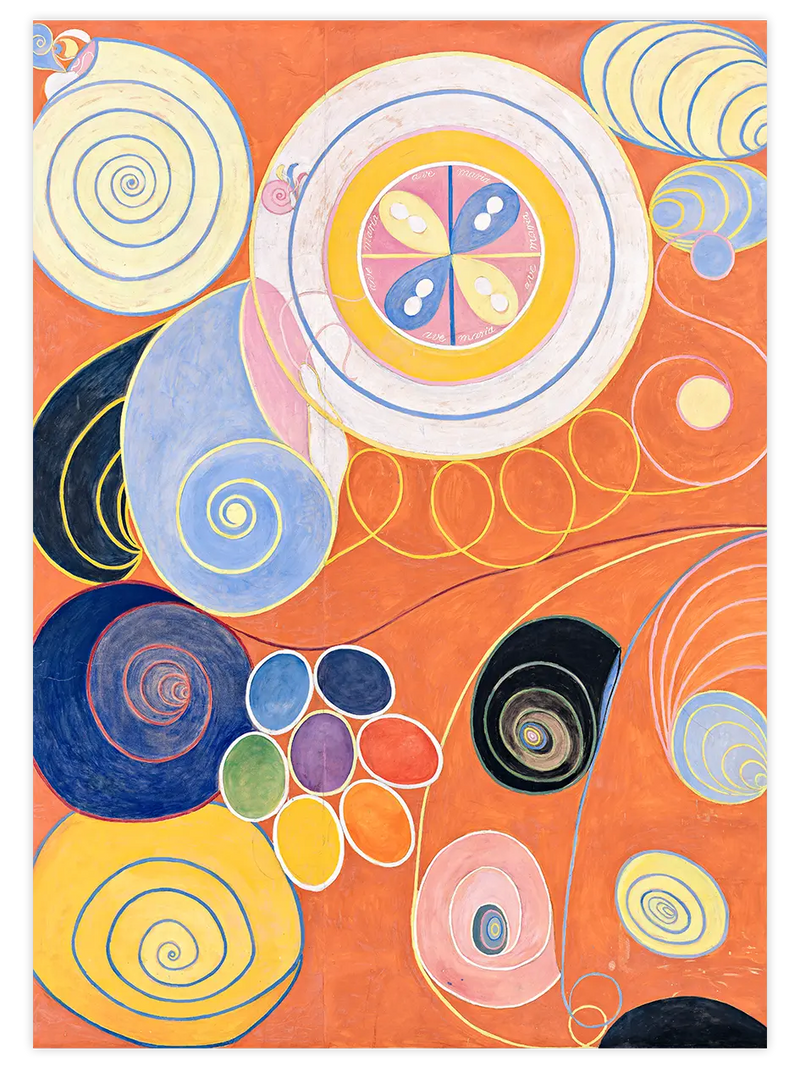 Hilma Af Klint The Ten Largest No.3 - Art Print Ünlü Ressamlar Poster