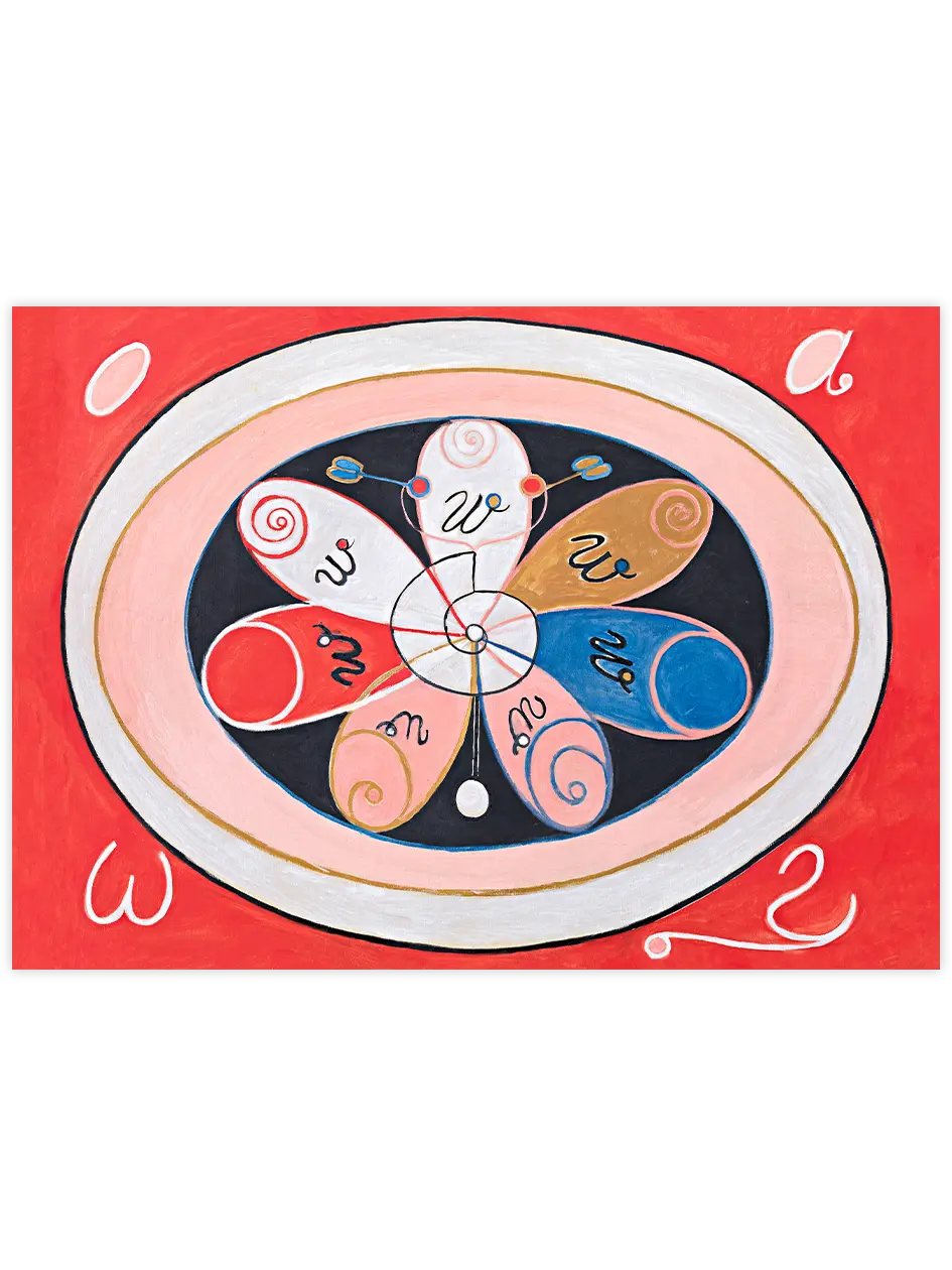 Hilma Af Klint Evolution No.15 - Art Print Ünlü Ressamlar Poster