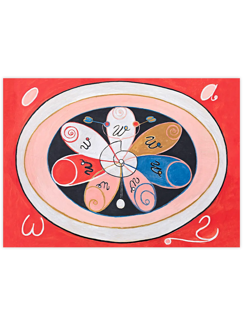 Hilma Af Klint Evolution No.15 - Art Print Ünlü Ressamlar Poster