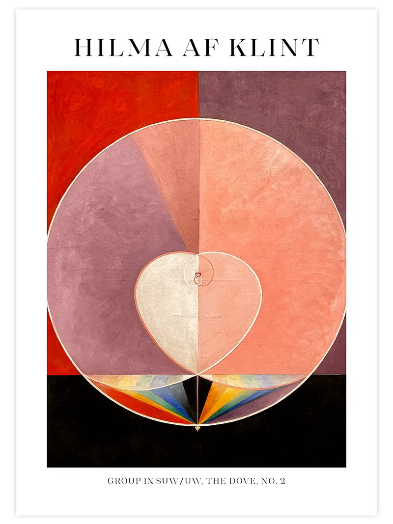 Hilma Af Klint The Dove No.2 - Art Print Ünlü Ressamlar Poster