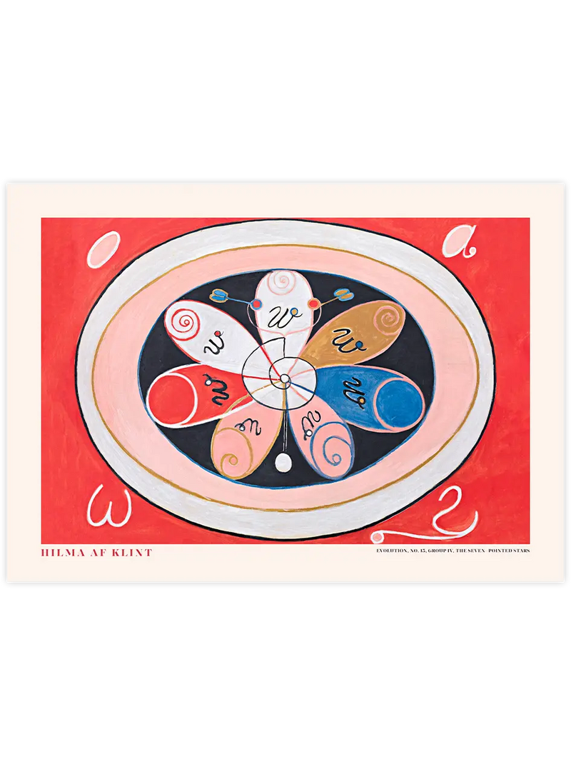Hilma Af Klint Evolution No.15 - Art Print Ünlü Ressamlar Poster
