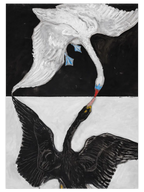 Hilma af Klint The Swan No.1 - Art Print