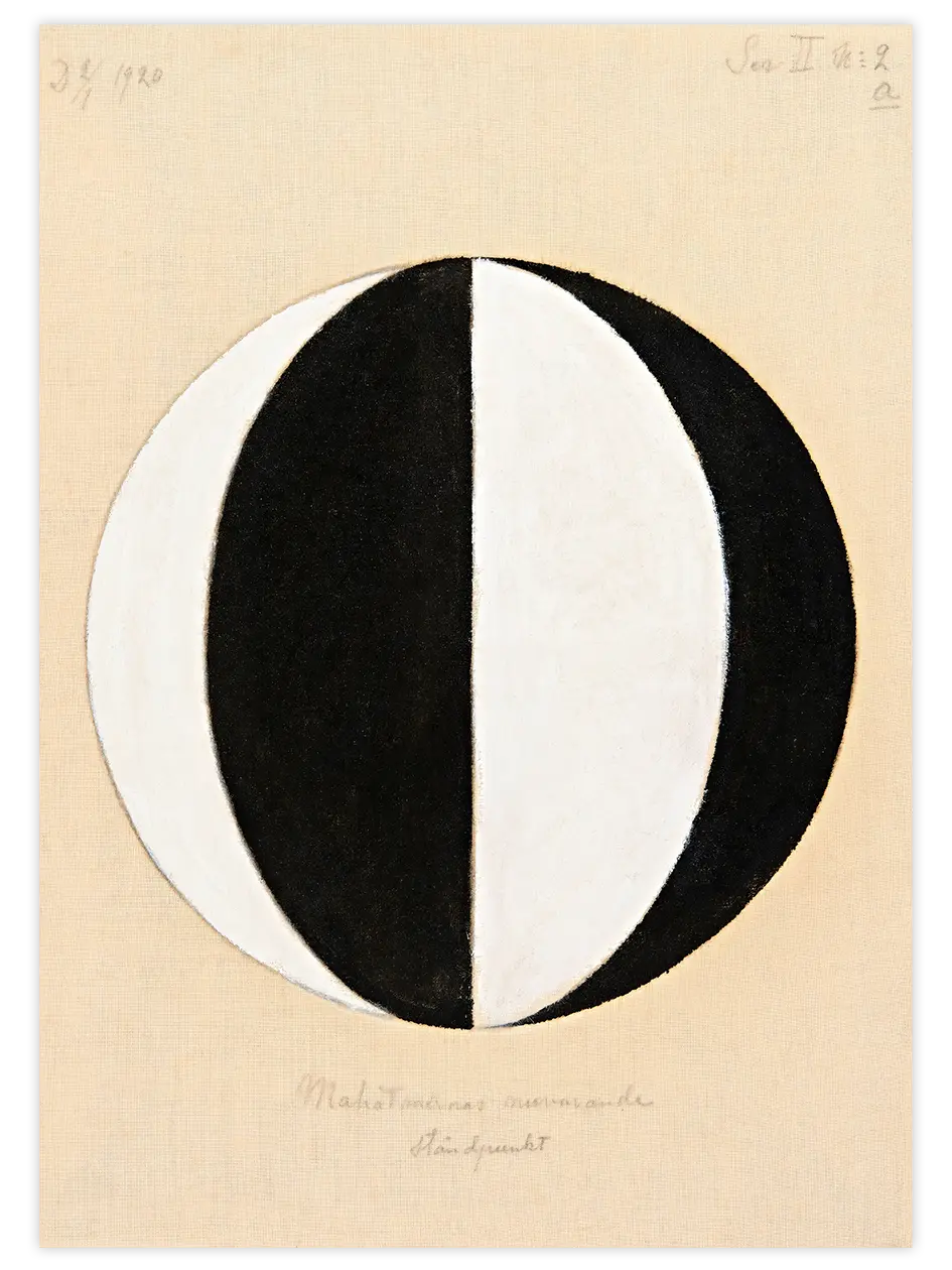 Hilma Af Klint The Current Standpoint of the Mahatmas - Art Print