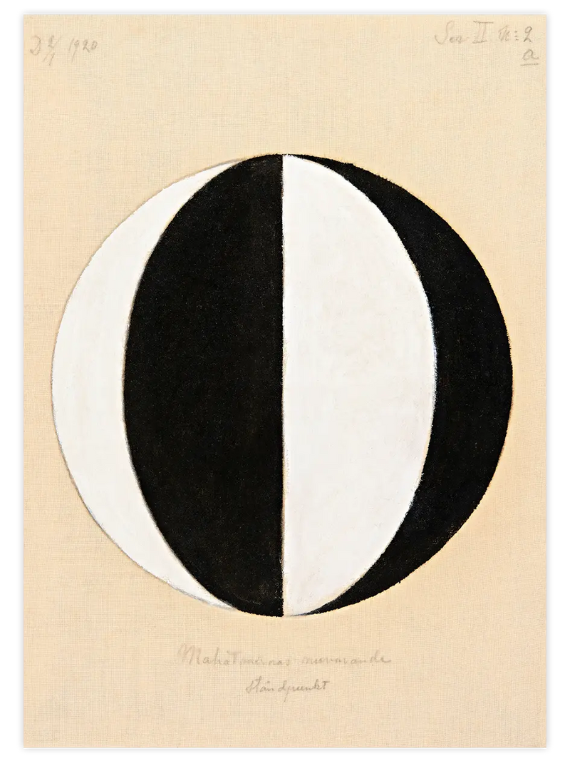 Hilma Af Klint The Current Standpoint of the Mahatmas - Art Print Ünlü Ressamlar Poster