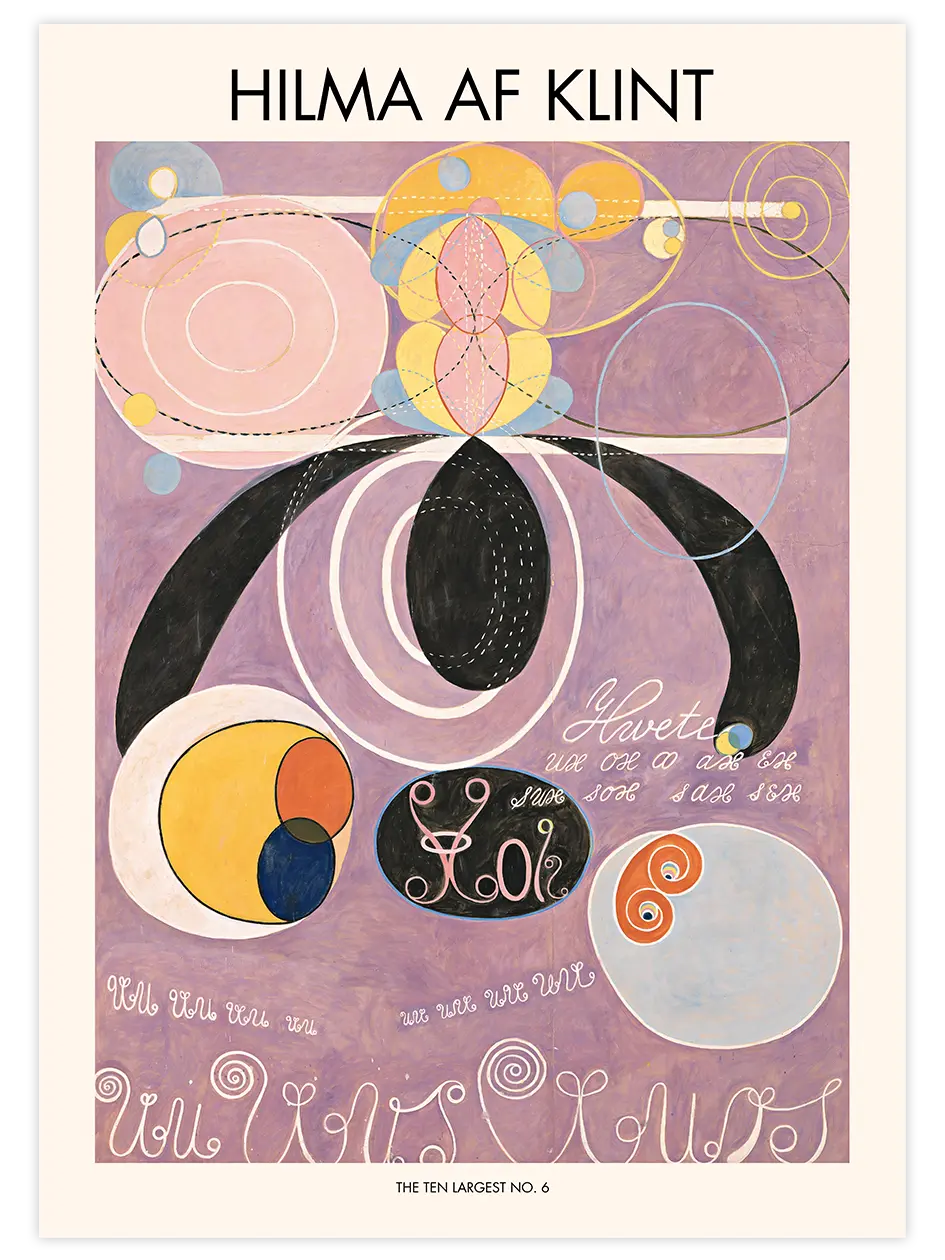 Hilma Af Klint The Ten Largest No6 - Art Print Ürün ana görseli