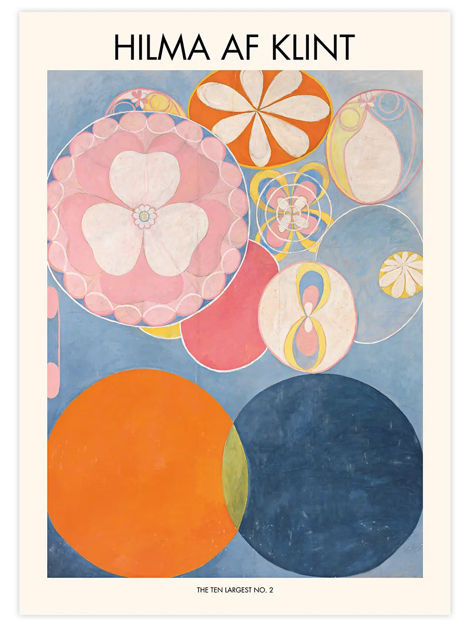 Hilma Af Klint The Ten Largest No2 - Art Print Ürün ana görseli