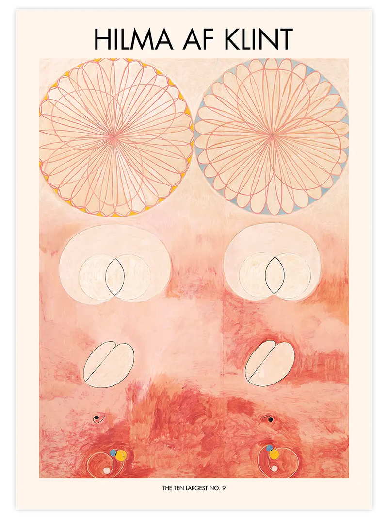 Hilma Af Klint The Ten Largest No9 - Art Print Ünlü Ressamlar Poster