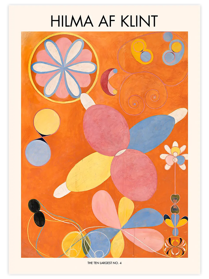 Hilma Af Klint The Ten Largest No4 - Art Print Ünlü Ressamlar Poster