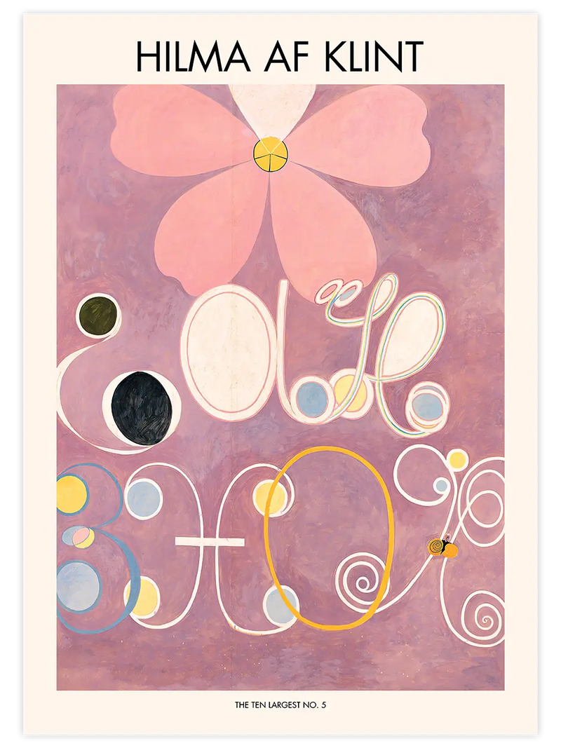 Hilma Af Klint The Ten Largest No5 - Art Print Ünlü Ressamlar Poster