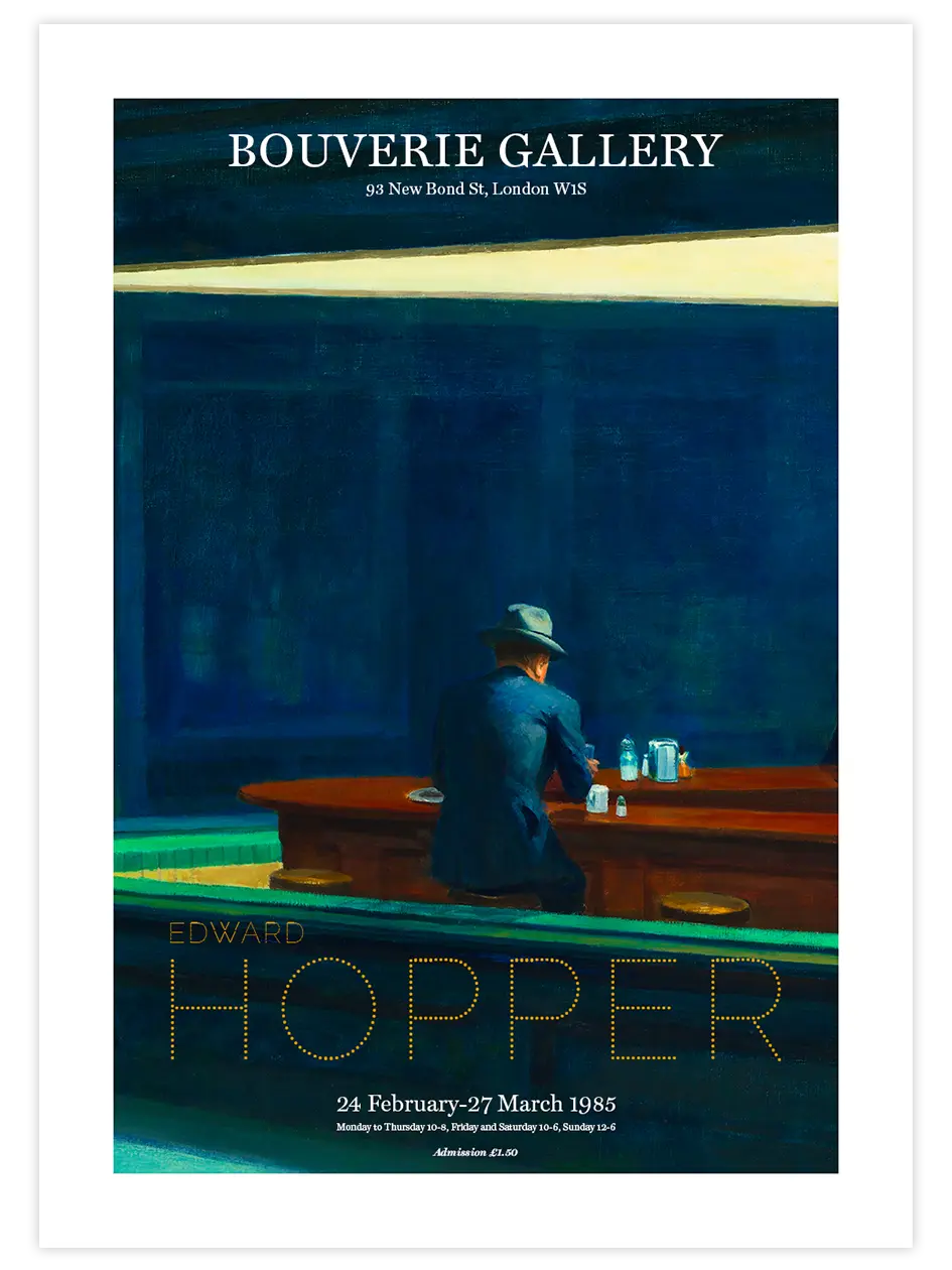 Edward Hopper Afiş - Art Print Ünlü Ressamlar Poster