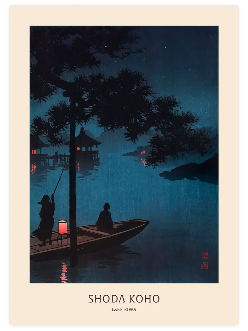 Koho Shoda Lake Biwa - Art Print Ünlü Ressamlar Poster