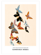 Kamisaka Sekka One Thousand Butterflies N4 - Art Print