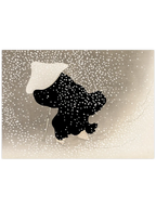 Kamisaka Sekka Whirling Snow - Art Print