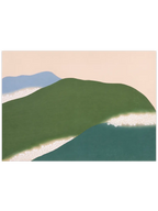 Kamisaka Sekka Green Mountains - Art Print