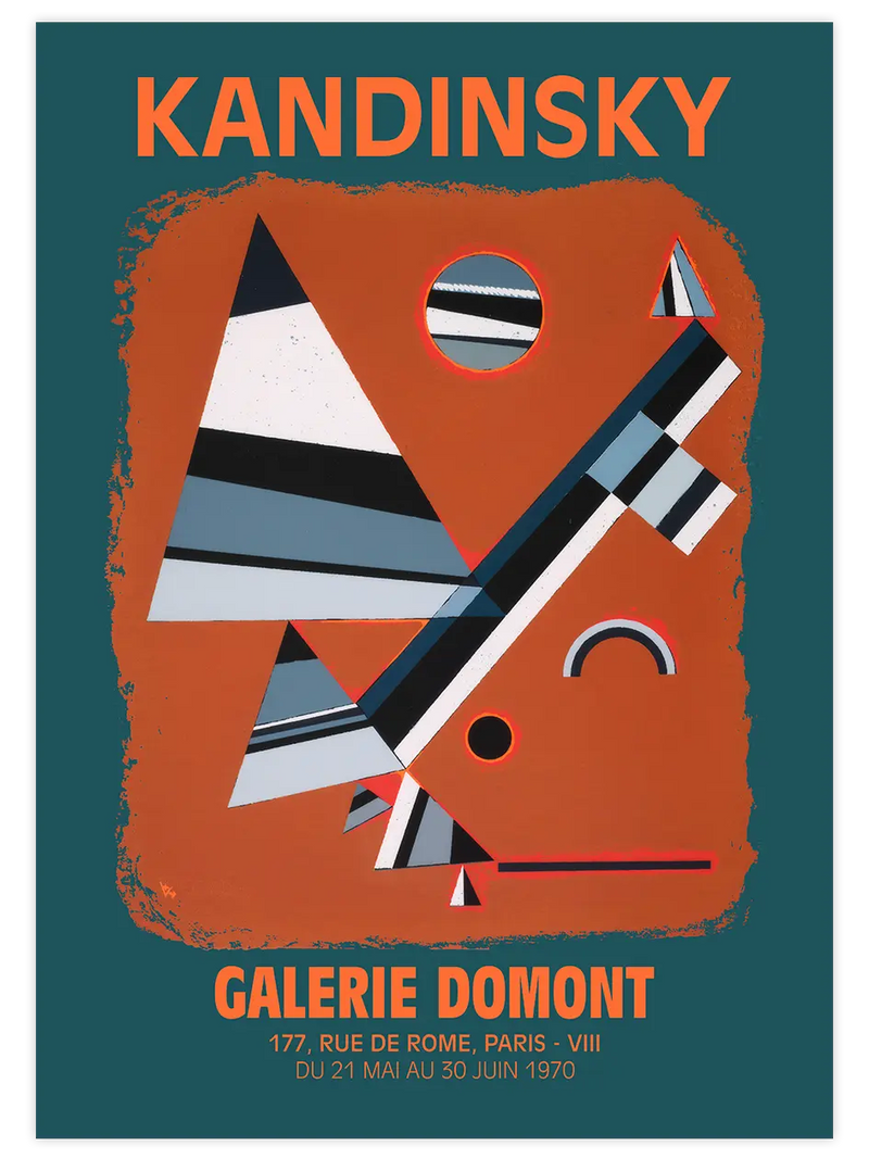 Kandinsky Afiş N14 - Art Print Ünlü Ressamlar Poster