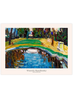 Kandinsky Pond in the Park - Art Print