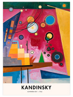 Kandinsky Heavy Red - Art Print