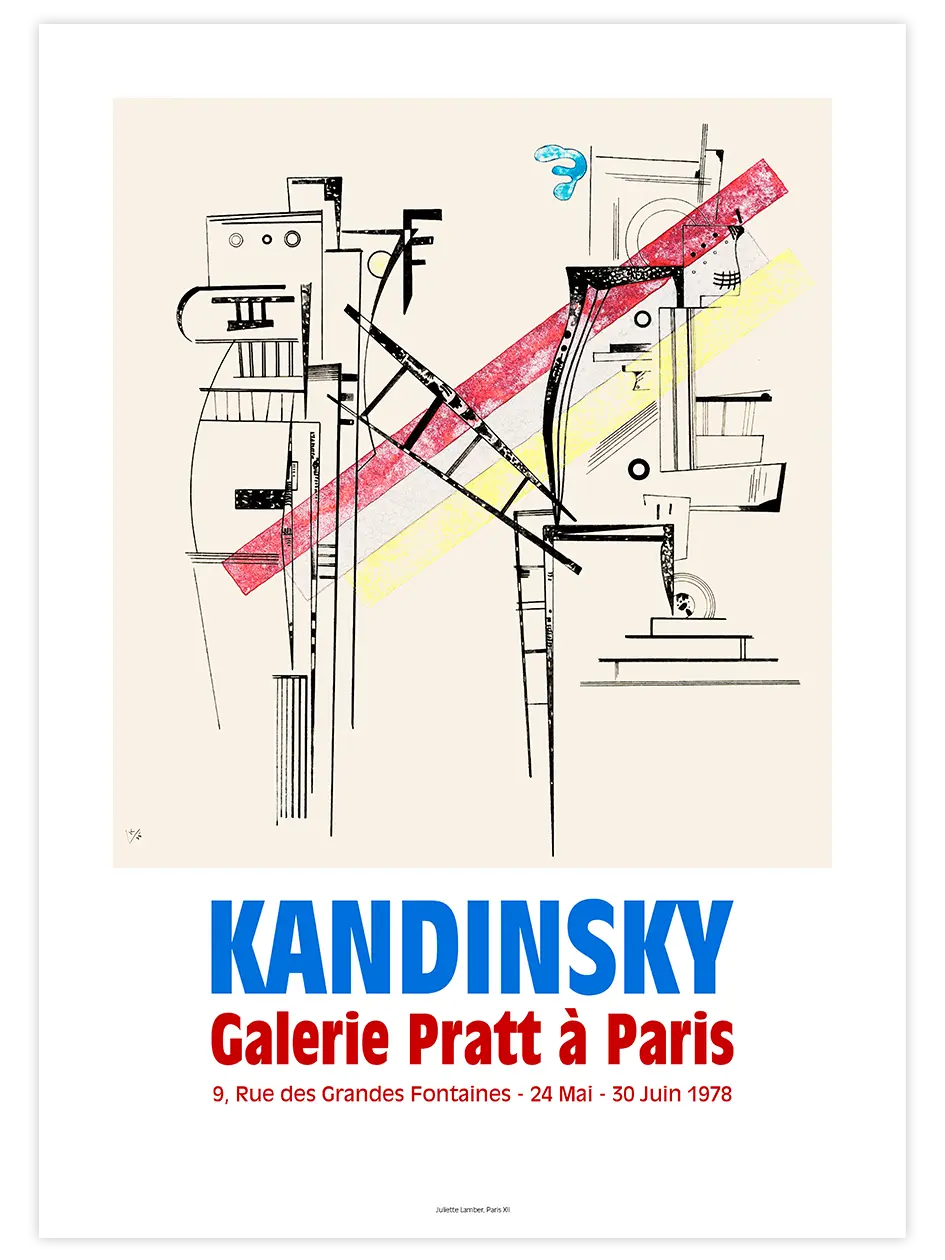 Kandinsky Afiş N10 - Art Print Ünlü Ressamlar Poster