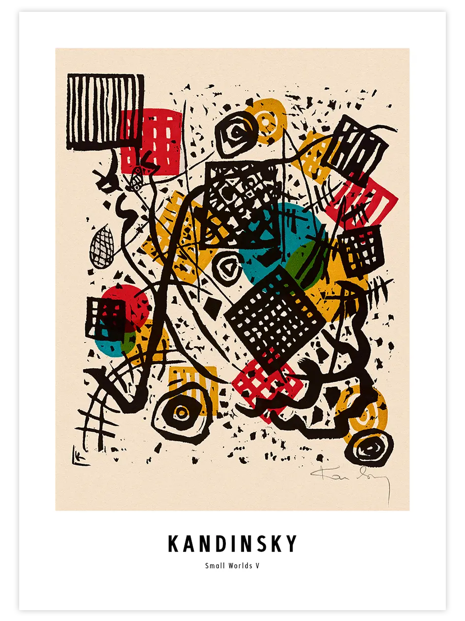 Kandinsky Small Worlds V - Art Print Ünlü Ressamlar Poster