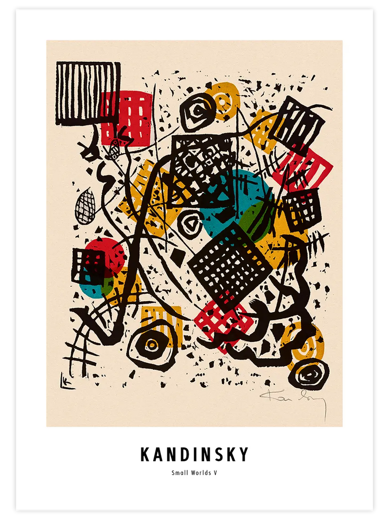 Kandinsky Small Worlds V - Art Print Ünlü Ressamlar Poster