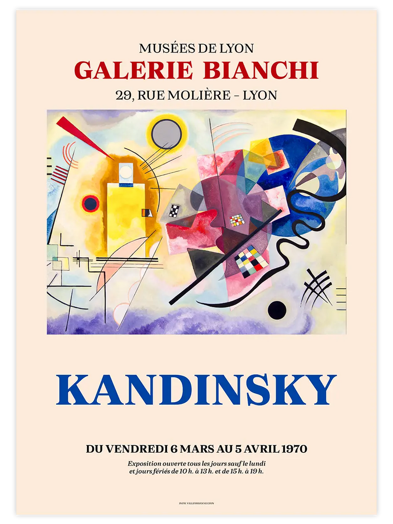 Kandinsky Afiş N11 - Art Print Ünlü Ressamlar Poster