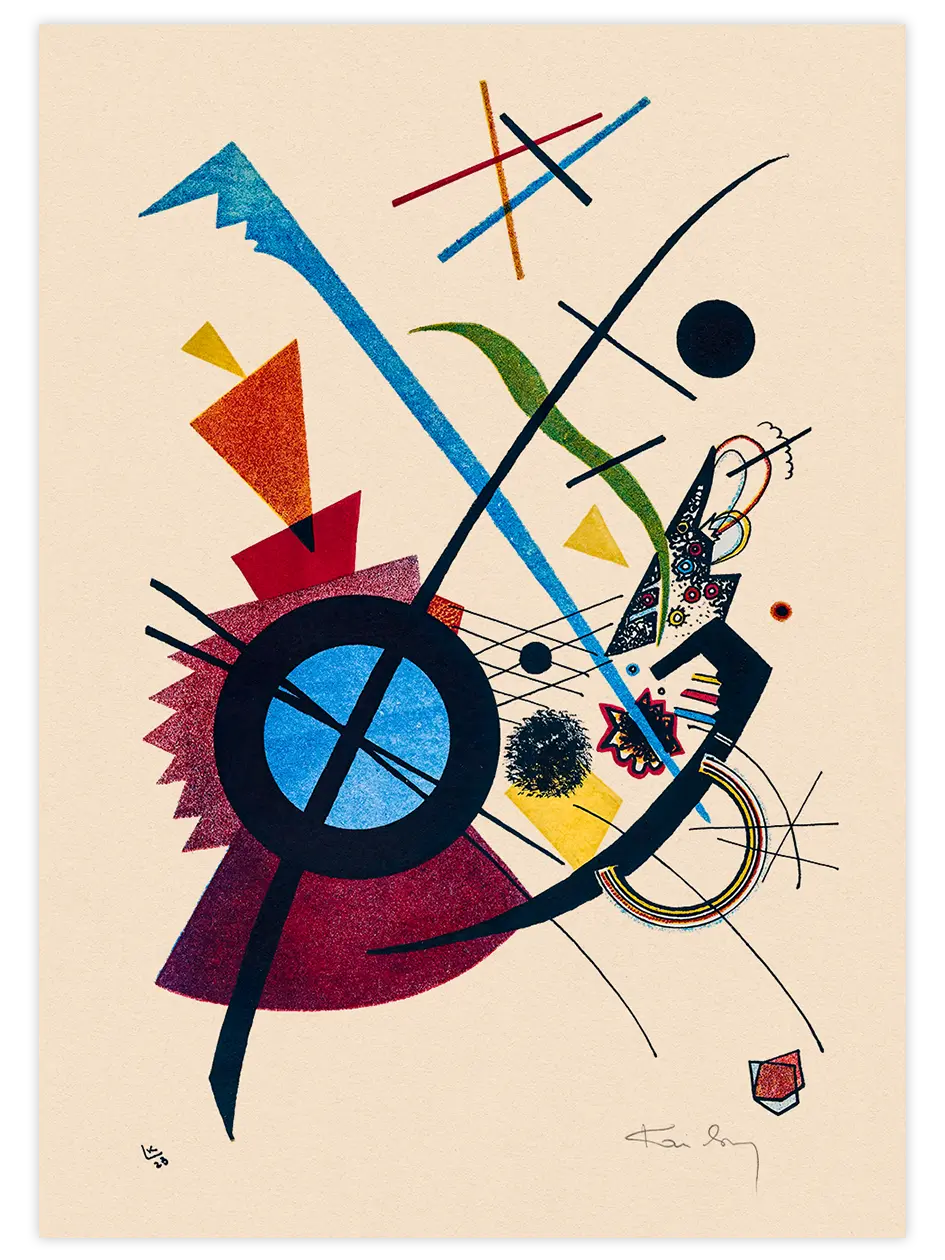 Kandinsky Violett - Art Print Ünlü Ressamlar Poster