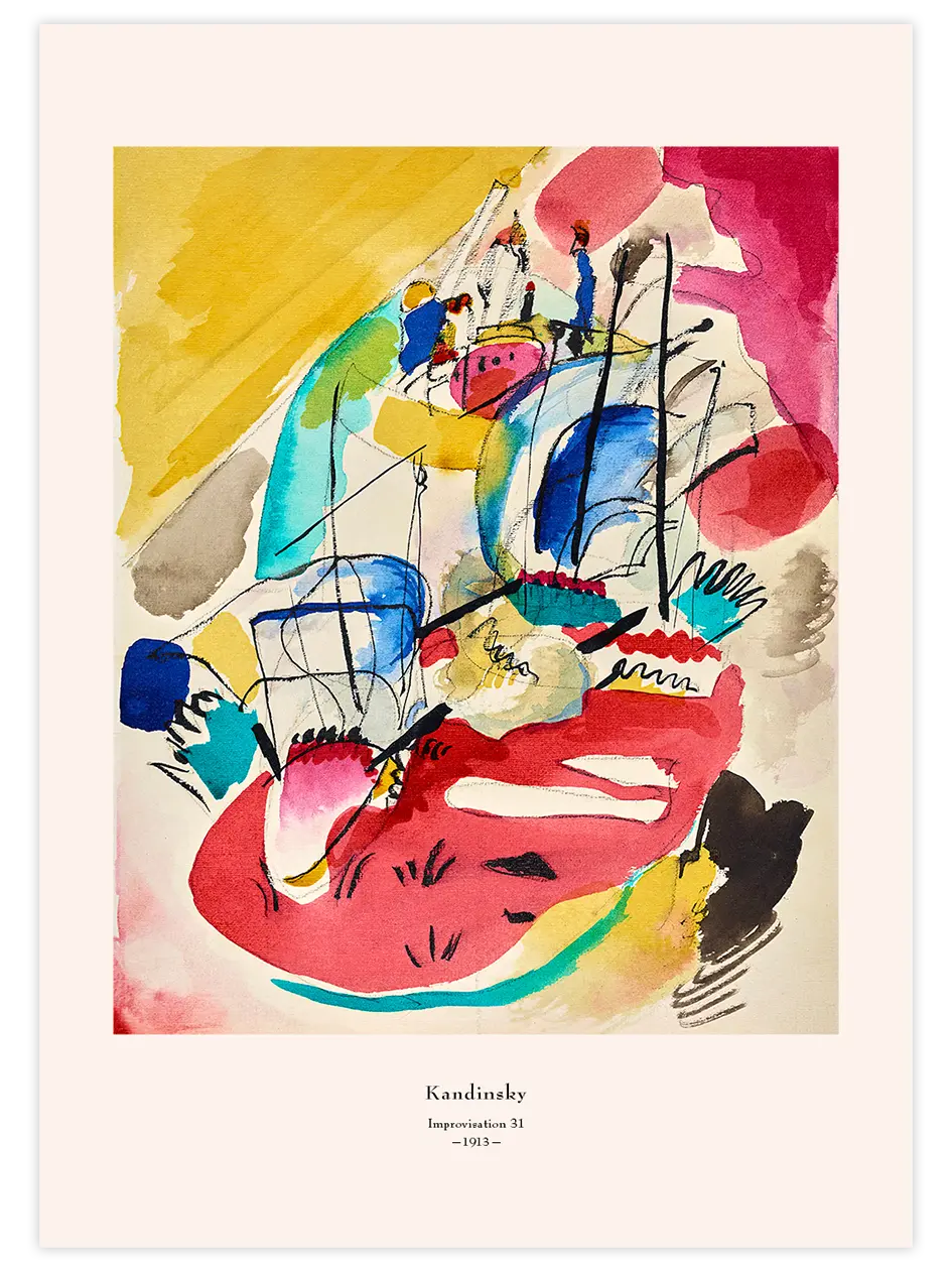 Kandinsky Improvisation 31 - Art Print Ünlü Ressamlar Poster