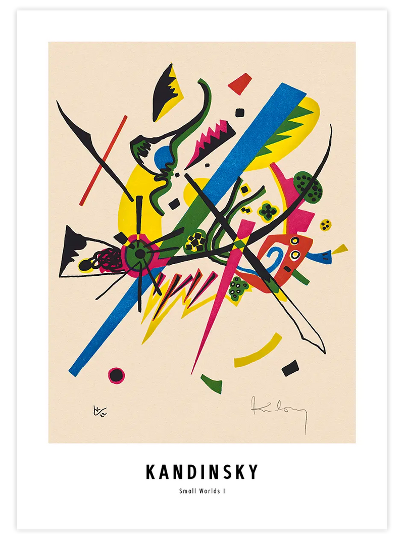 Kandinsky Small Worlds I - Art Print Ünlü Ressamlar Poster